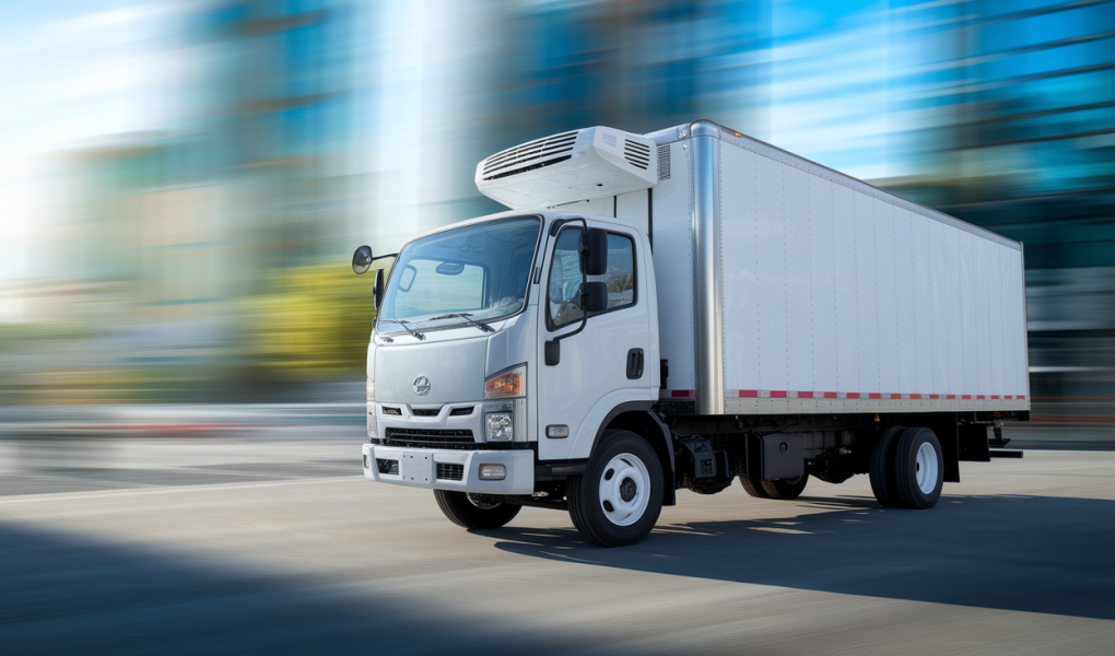 camion-frigorifique-blanc-ville