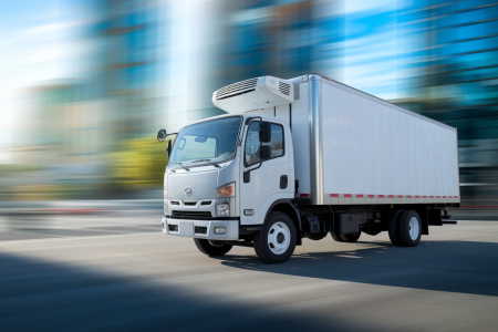 camion-frigorifique-blanc-ville