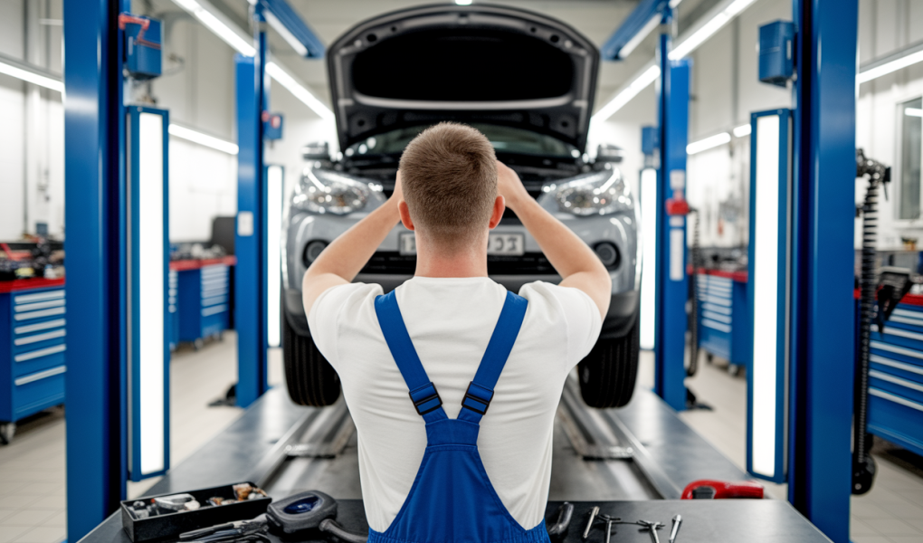 mecanicien-dos-atelier-propre-voiture