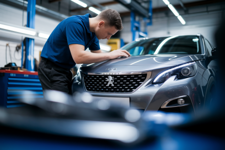 mecanicien-garage-tableau-de-bord-peugeot