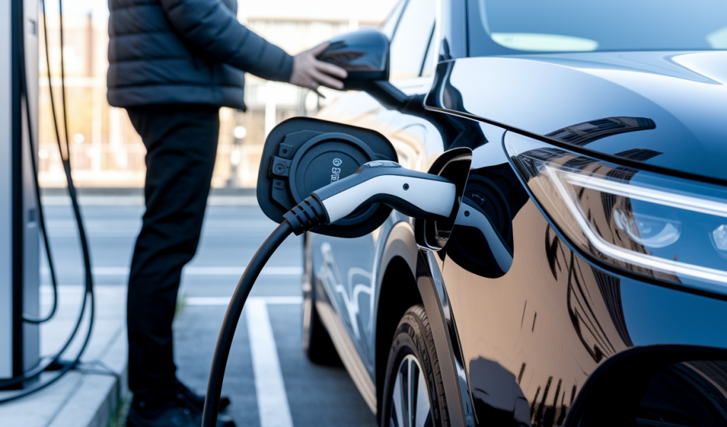 voiture-electrique-borne-cable-personne