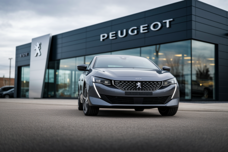 voiture-peugeot-logo-facade
