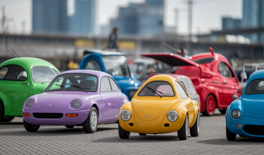 voitures-excentriques-formes-couleurs-vives